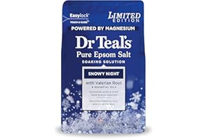 Dr Teal's Epsom Salt Magnesium Soak, Snowy Night, 3 lbs