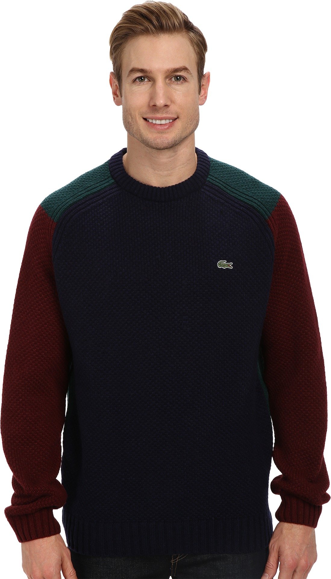 Lacoste Live Colorblock Sweater- Navy 