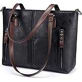 LOVEVOOK Purses Tote Bag for Women, Handbags Large Shoulder Bag, Leather Work Bags with Multi-Pockets, Designer Hobo Satchel