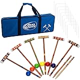 Trademark Global Croquet Set with Carrying Case- Various Licenses