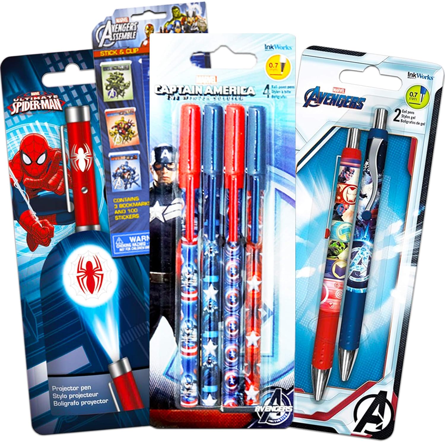 Marvel Avengers Juego de bolígrafos de gel de lujo, bolígrafo ...