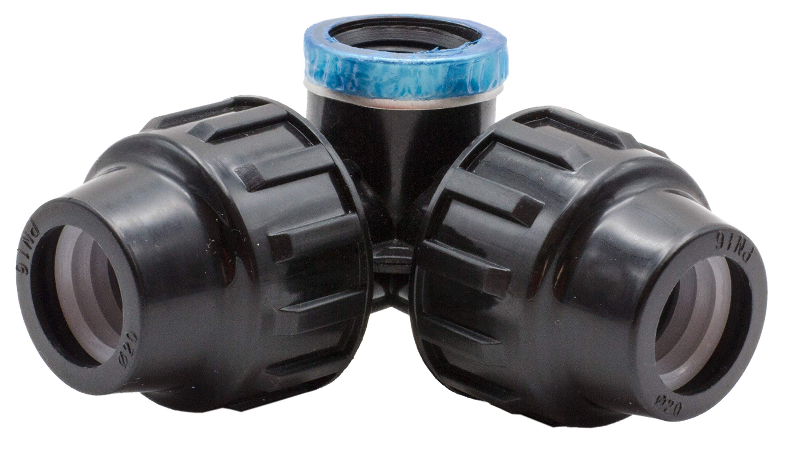 Riegolux 16768 Polypropylene Elbow 90º Thread Female 3/4" x 25-25 Corners