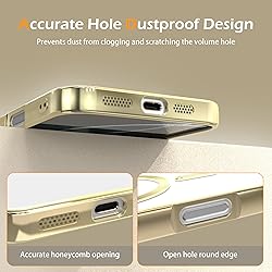 IAIYOXI Magnetic Clear Case for iPhone 16e with