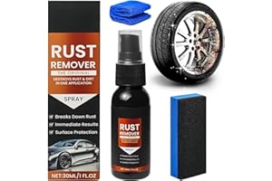 FreeSinger Rust Remover Spray for Metal - 2025 Upgrade Heavy Duty Metal Cleaner for Vehicles, Tools, Chains, Iron Out Rust Stain Remover, Multi-Surface Cleaner, Fast-Acting Oxidation Remover