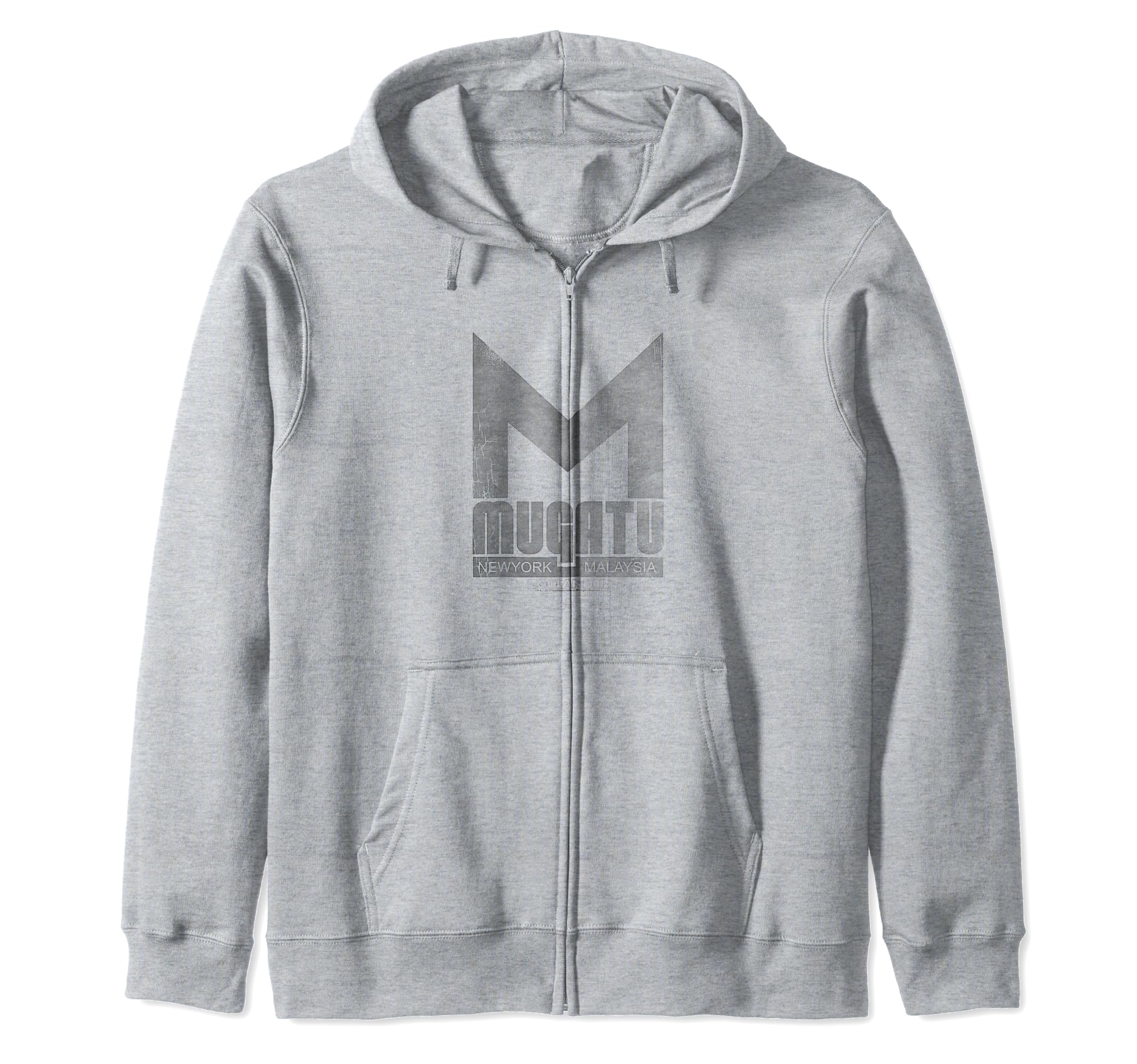 Zoolander Mugatu New York Malaysia Logo Zip Hoodie