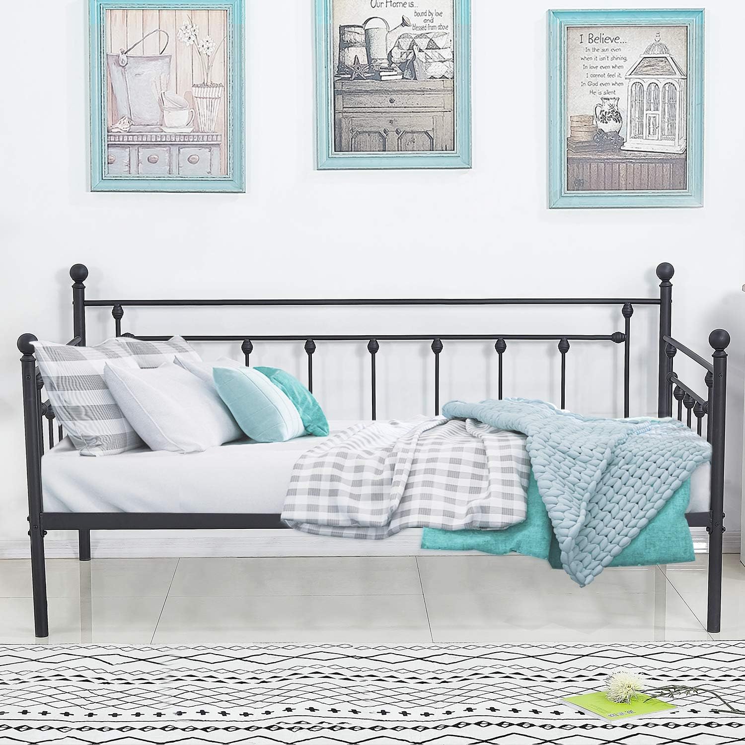 Best iron twin bed frame white Your House