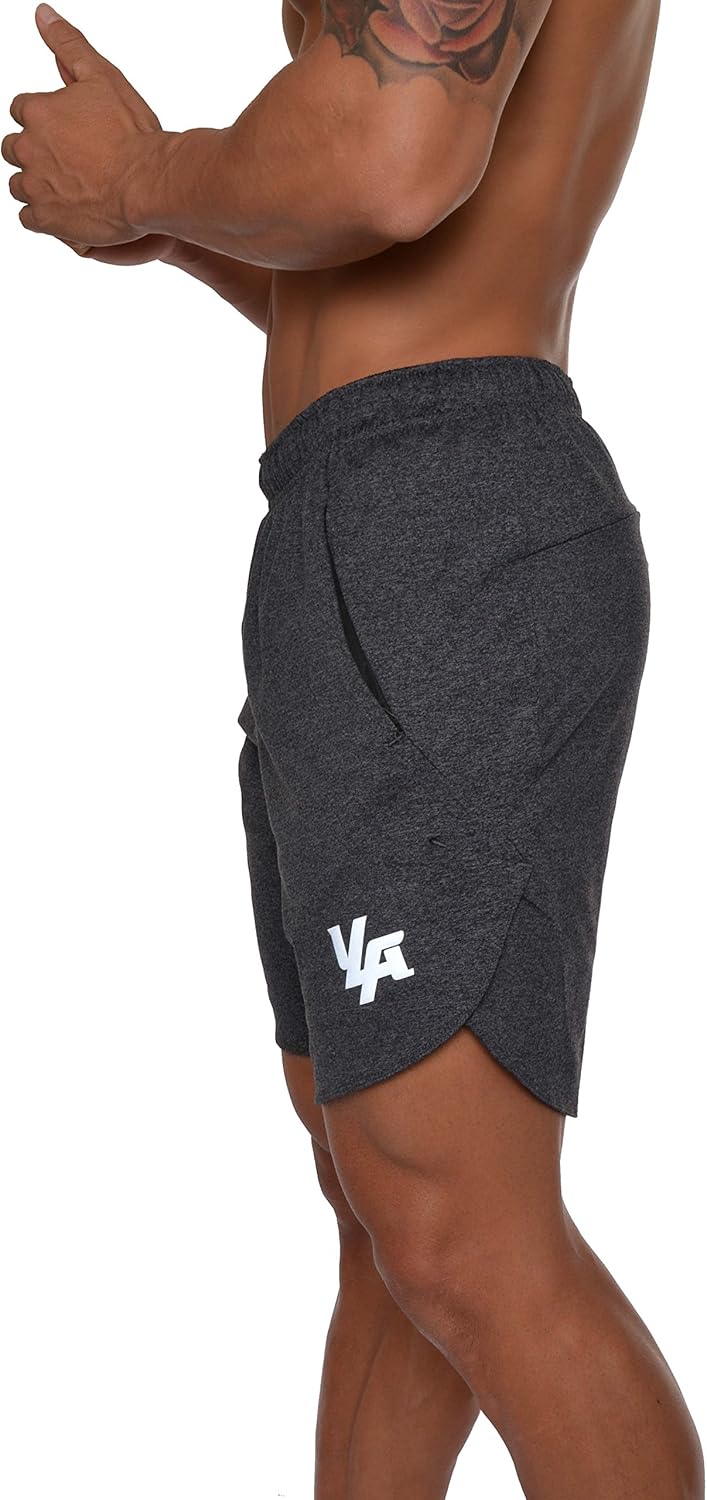 YoungLA Men's Running Shorts Athletic Gym Workout Powerlifting 104: Clothing