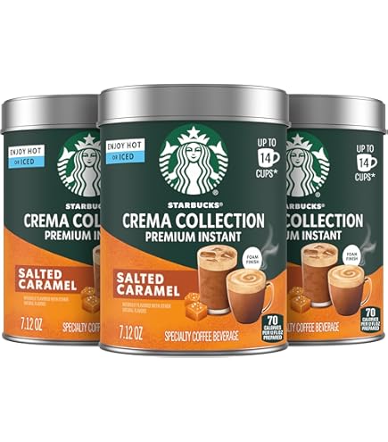 Amazon.com : Starbucks Caramel Latte Premium Instant Coffee, 5