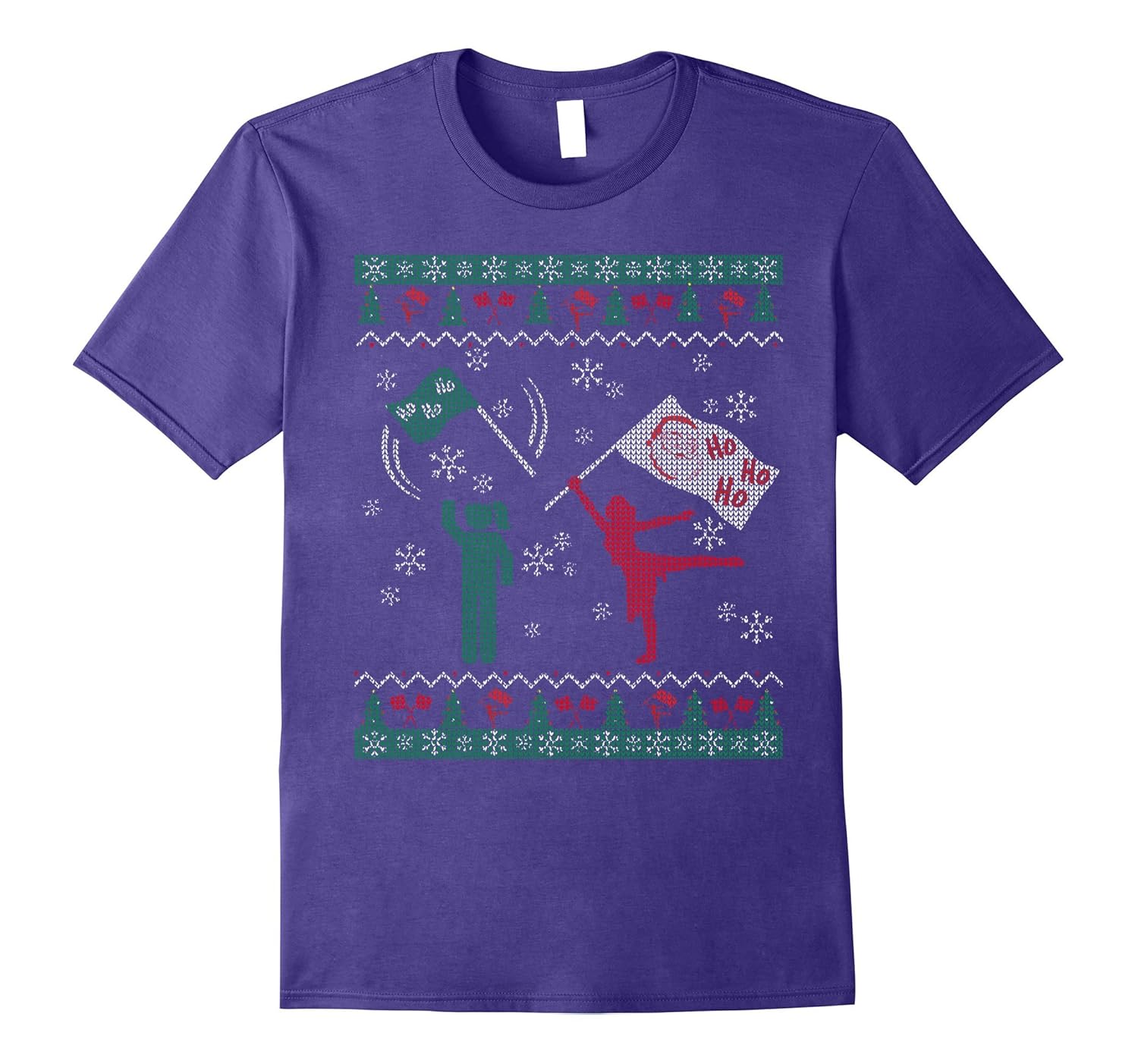Ugly Christmas Sweater Color Guard Winter Guard Shirt-ANZ