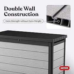 Keter Denali 200 Gallon Resin Large Deck Box with