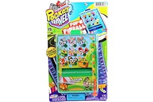 JA-RU Mini Pocket Size Pinball Game (1 Toy) Handheld Arcade Toy for Kids. Classic Retro Tabletop Games & Vintage Toys. Old Fashioned Party Favors Easter Basket. 3258-1