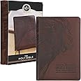 KJV Holy Bible, Standard Size Faux Leather Red Letter Edition Thumb Index, Ribbon Marker, King James Version, Brown Lion Zipper Closure (KJV Deluxe Gift Editions)