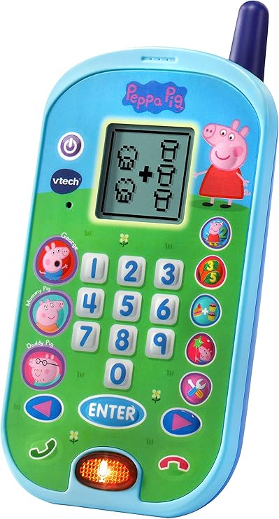 peppa pig pp06 flip and learn phone electronic toy