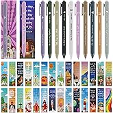libfrnt 30 Sets Christian Pen Gift Inspirational Bible Verse Ballpoint Pen Religious Motivational Scripture Bookmark Cards Bulk for Men Women Church
