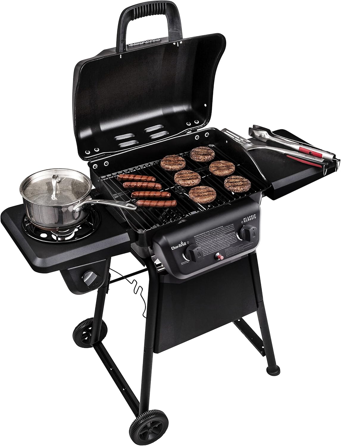 Char-Broil Classic 280 2-Burner Liquid Propane Gas Grill with Side Burner: Home Improvement