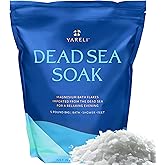 Yareli Dead Sea Bath & Foot Soak, Unscented Magnesium Bath Salt Flakes, Alternative to Epsom Salt, 5lbs with Over 250,000mg o