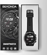 Sekonda Active Smart Watch Mens 45mm Heart Rate Sleep Monitor Music App Black view 7