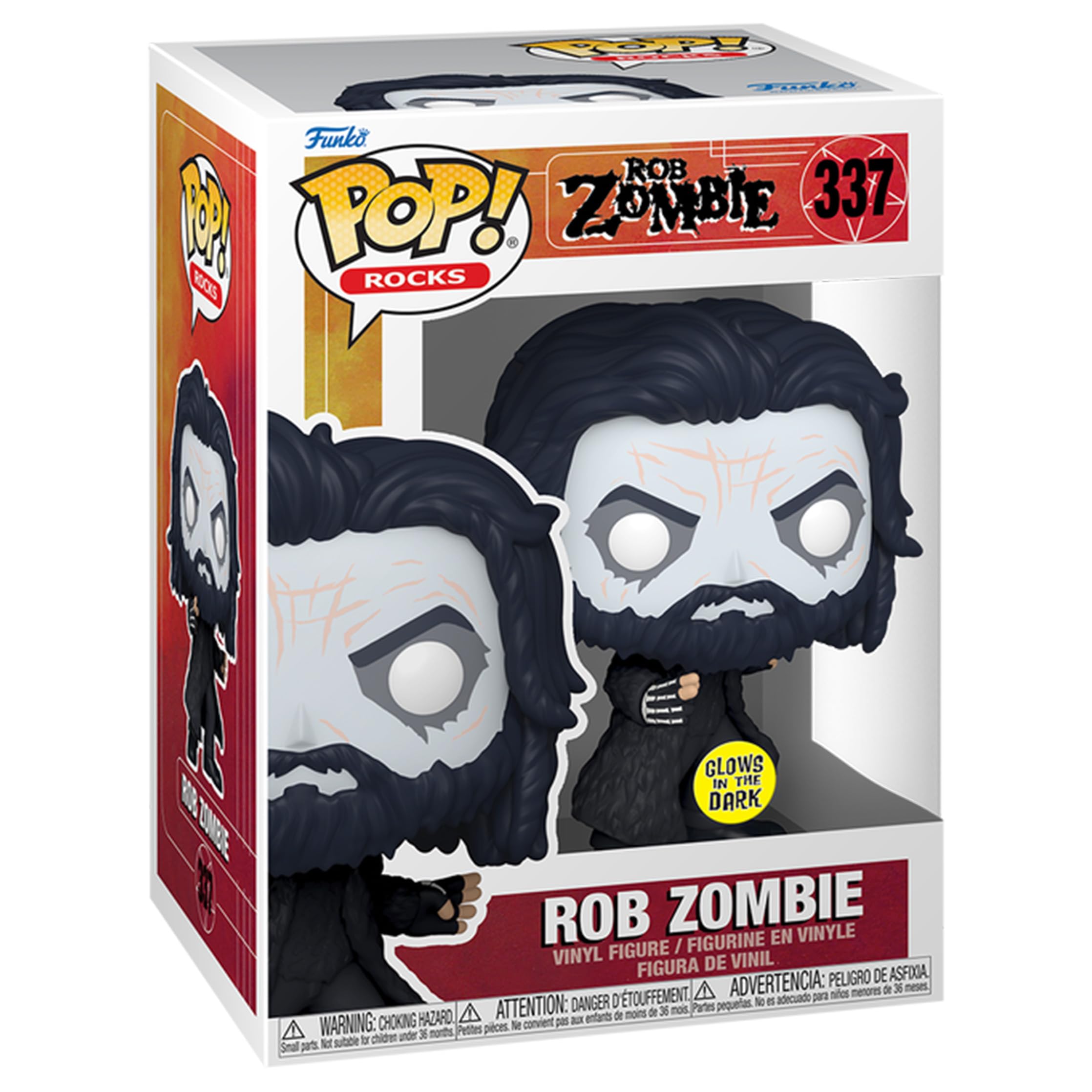 Funko Pop! Rocks: Rob Zombie Dragula Special Edition Glow in The Dark Exclusive Figure 337