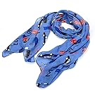 luremeEuropean London Street Cartoon Umbrella Lightweight Long Scarf Shawl(01003498)
