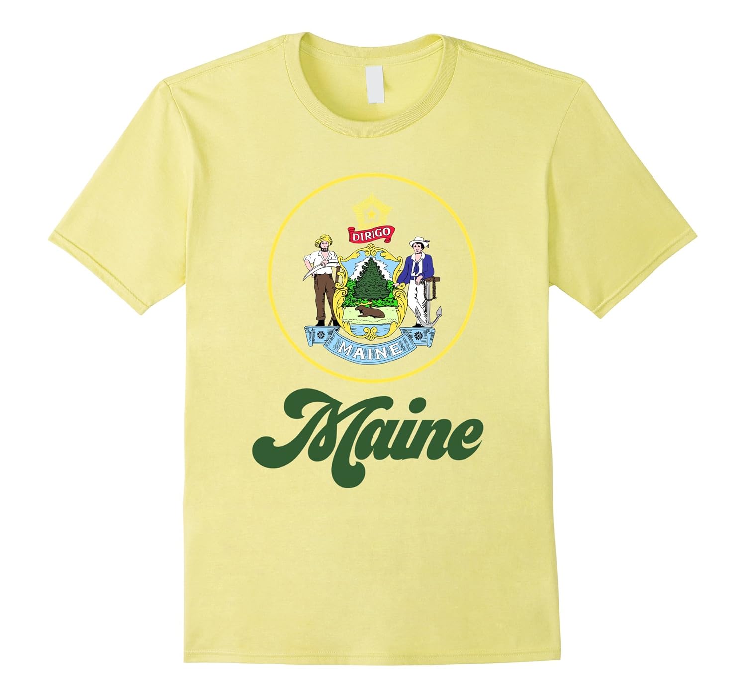 Maine Home Tshirt I Love Maine Tee State of Maine Retro TeeArt