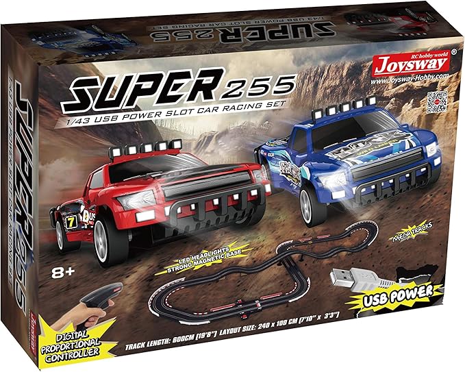 joysway superior 552 usb power slot car racing set