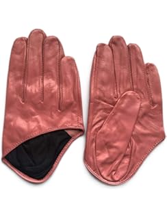 women's leather half palm gloves