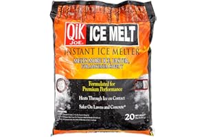 Qik Joe Ice Melter Bag Calcium Chloride Pellets Down To - 25 F 20 Lbs.