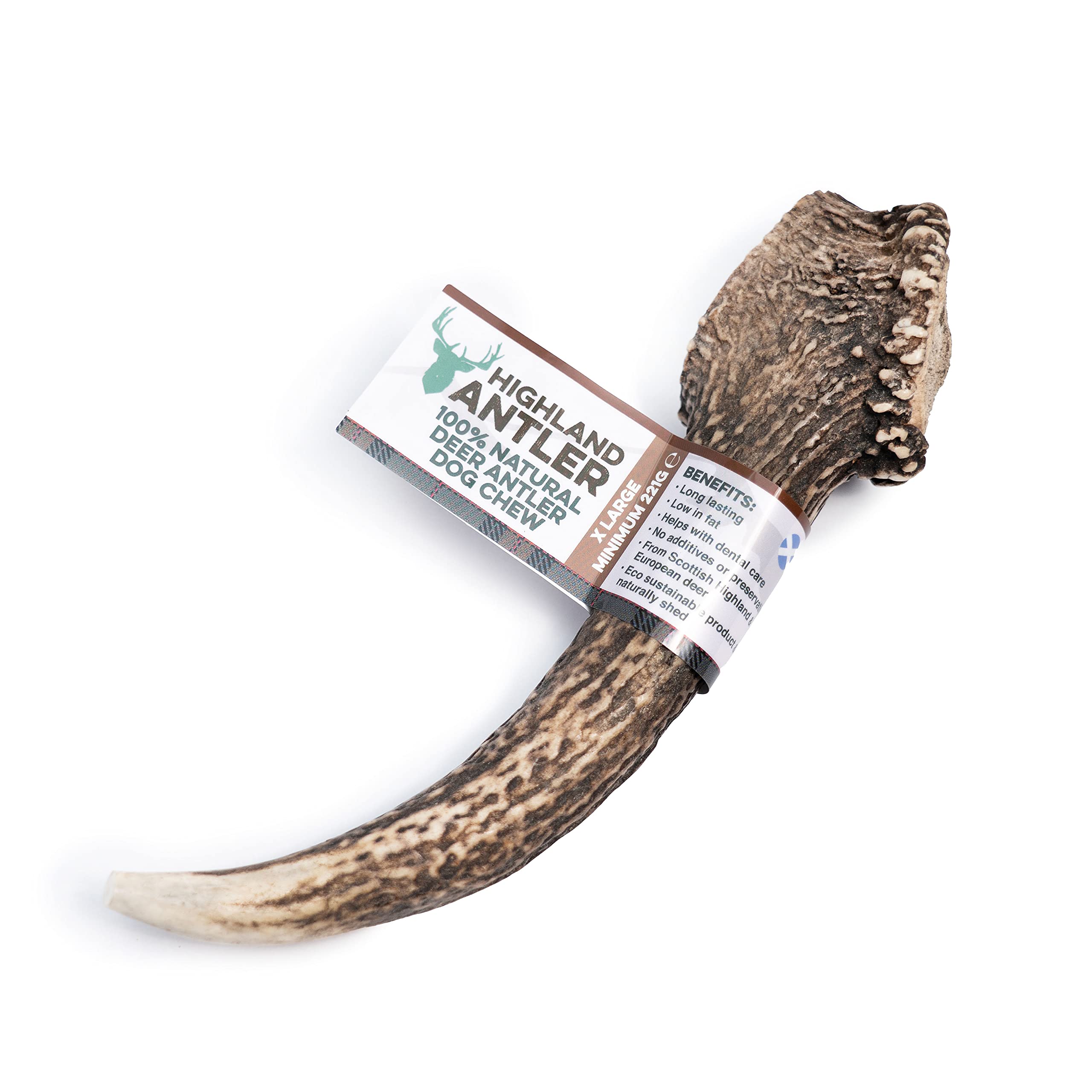 Highland Antler X-Large Chews For Dogs Horns Organic Chew Dog Toy