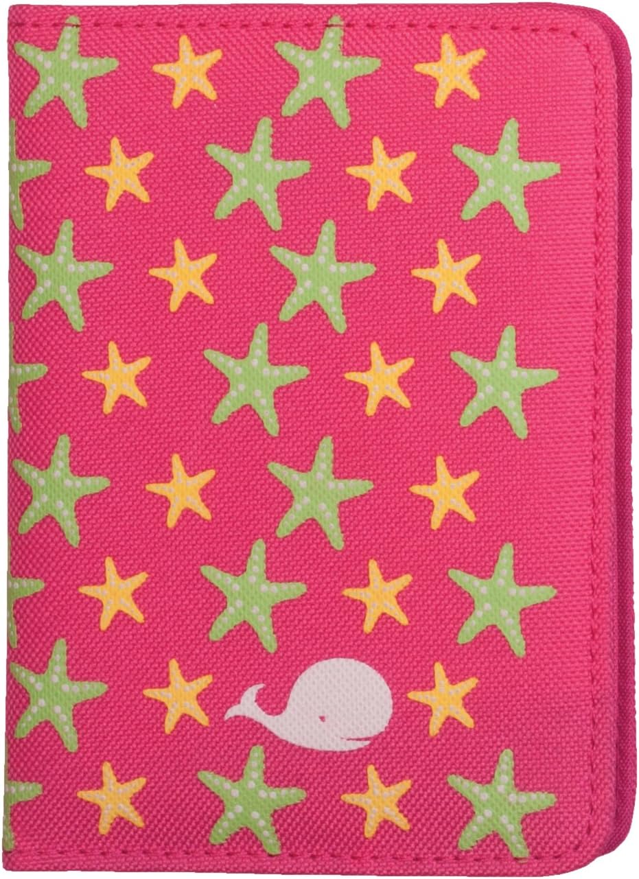 Content&Calm Traveller Passport Cover (Pink Star), Girls Pink Star