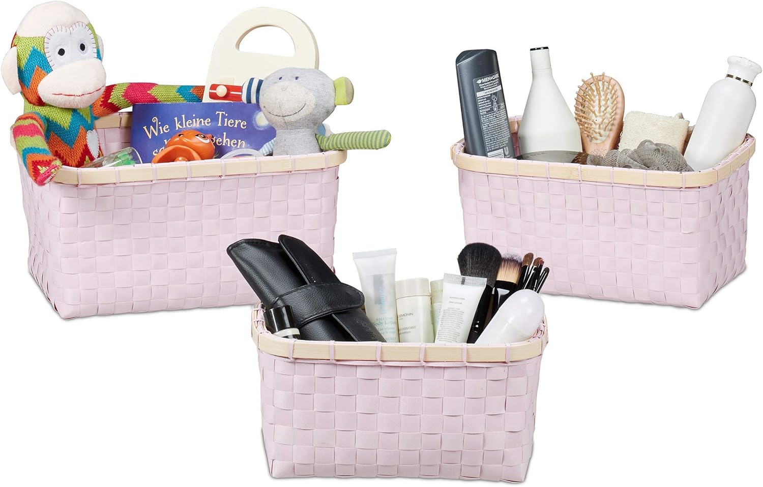 cestino portaoggetti per il bagno