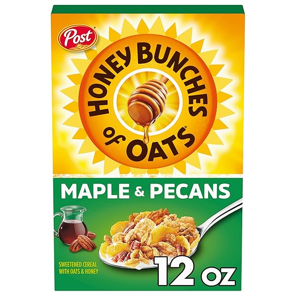 HONEY BUNCHES OF OATS MAPLE AND PECANS BREAKFAST...