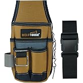 MELOTOUGH Pocket Tool Pouch Tool Belt Pouches with Belt Clip Utility Mini Tool Organizer Pouch for Electrician,Carpenter,Construction,Technician