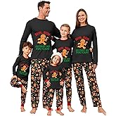Rnxrbb 2025 Family Christmas Pajamas Pjs Set Matching Christmas Pajama Xmas Sleepwear for Couples Adult Women Men Kids