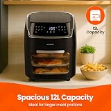 Innoteck 12L Digital Air Fryer Oven Rotisserie 1800W with Presets view 5