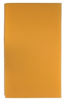 1 KG Palettas Bienenwachsplatten in HALBEN PLATTEN GESCHNITTEN 10x35cm mind 30 Stück 100% Bienenwachs