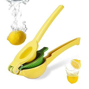 Relaxdays – Exprimidor Manual Exprimidor de Fruta, Estable 2 in1 para Limones y limas,
