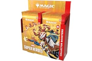 Magic: The Gathering | Marvel Super Heroes Collector Booster Box | 12 Packs | Collectible Trading Card Game