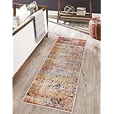 Unique Loom Deepa Collection Area Rug - Arte (Runner 2' 0" x 6' 0", Multi/ Ivory)