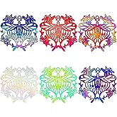 COLIGREE Hollow Butterfly Charms Multicolor Filigree Butterfly Pendants for DIY Jewelry Making Hanging Decorations Bookmarks Scrapbook Adornments Packaging Decorations