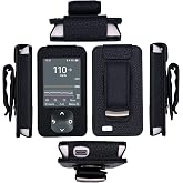 Premium Holster (with Belt Clip/Lanyard) for Dexcom G7 (Black)