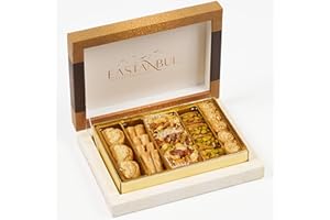 Eastanbul Baklava, 250g, Baklava Gift Box, Baclava Pastry, Middle Eastern Sweets Gift Box, Premium Gourmet Desserts, Pistachi