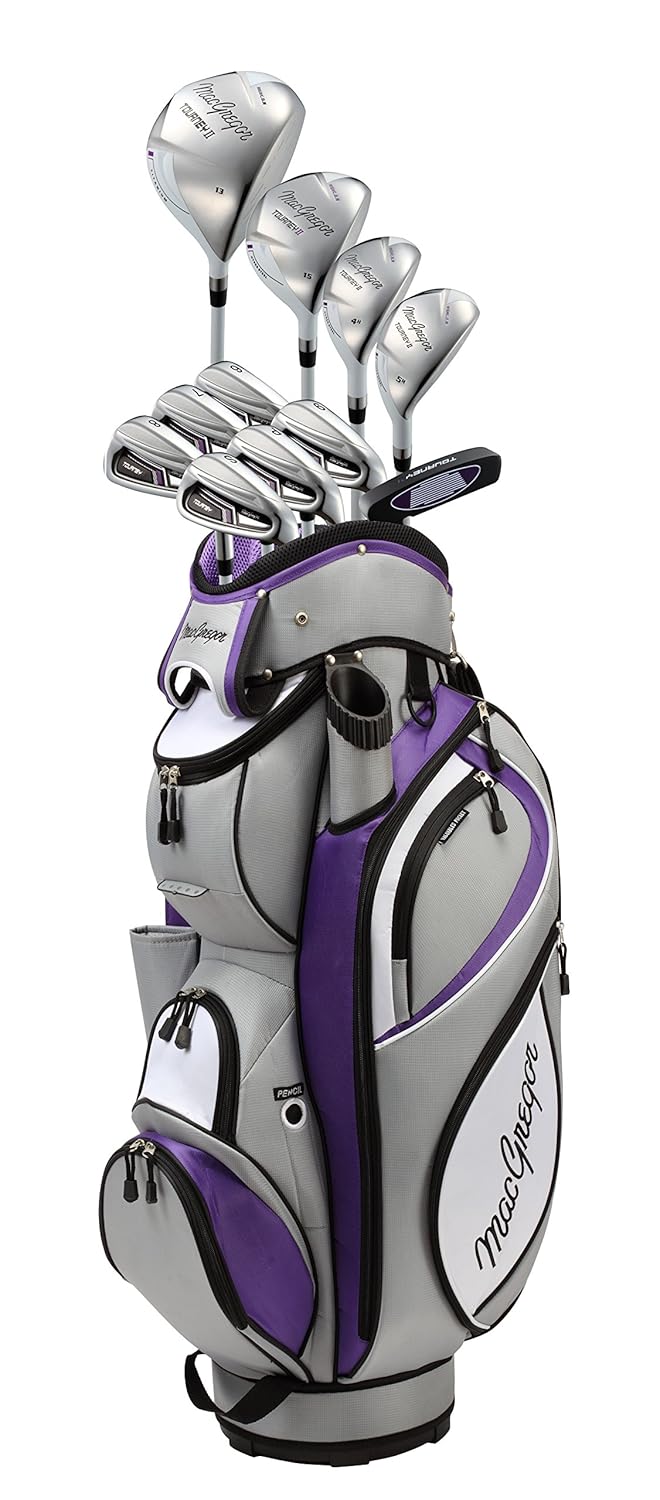 MacGregor 6SW LRH Mac Gregor Women's Tourney II Golf Club Right Hand Package SetSilver