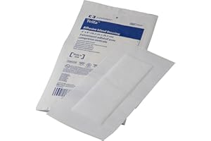 COVIDIEN 7541 Telfa Adhesive Island Dressing, Sterile 1's in Peel-Back Package, 4" x 8" (Pack of 25)