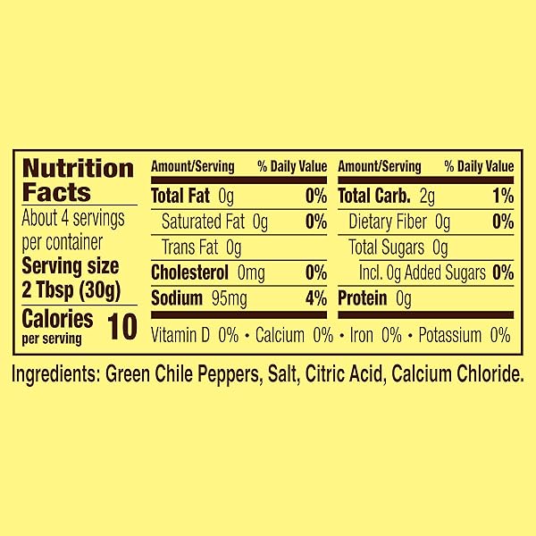 OLD EL PASO MILD CHOPPED GREEN CHILES, 1 CT., 4.5 OZ.