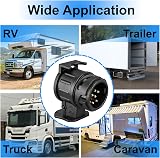 Double Dragon 13 Pin to 7 Pin Towing Adapter European Trailer Socket view 5