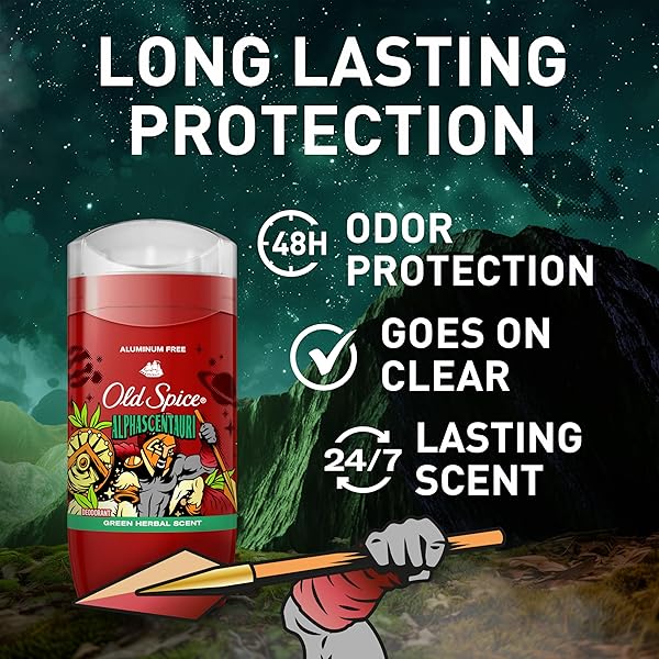 OLD SPICE ALUMINUM FREE DEODORANT FOR MEN, 24/7...