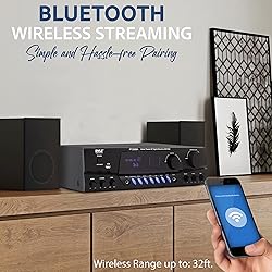 Pyle Wireless Bluetooth Power Amplifier System, 200