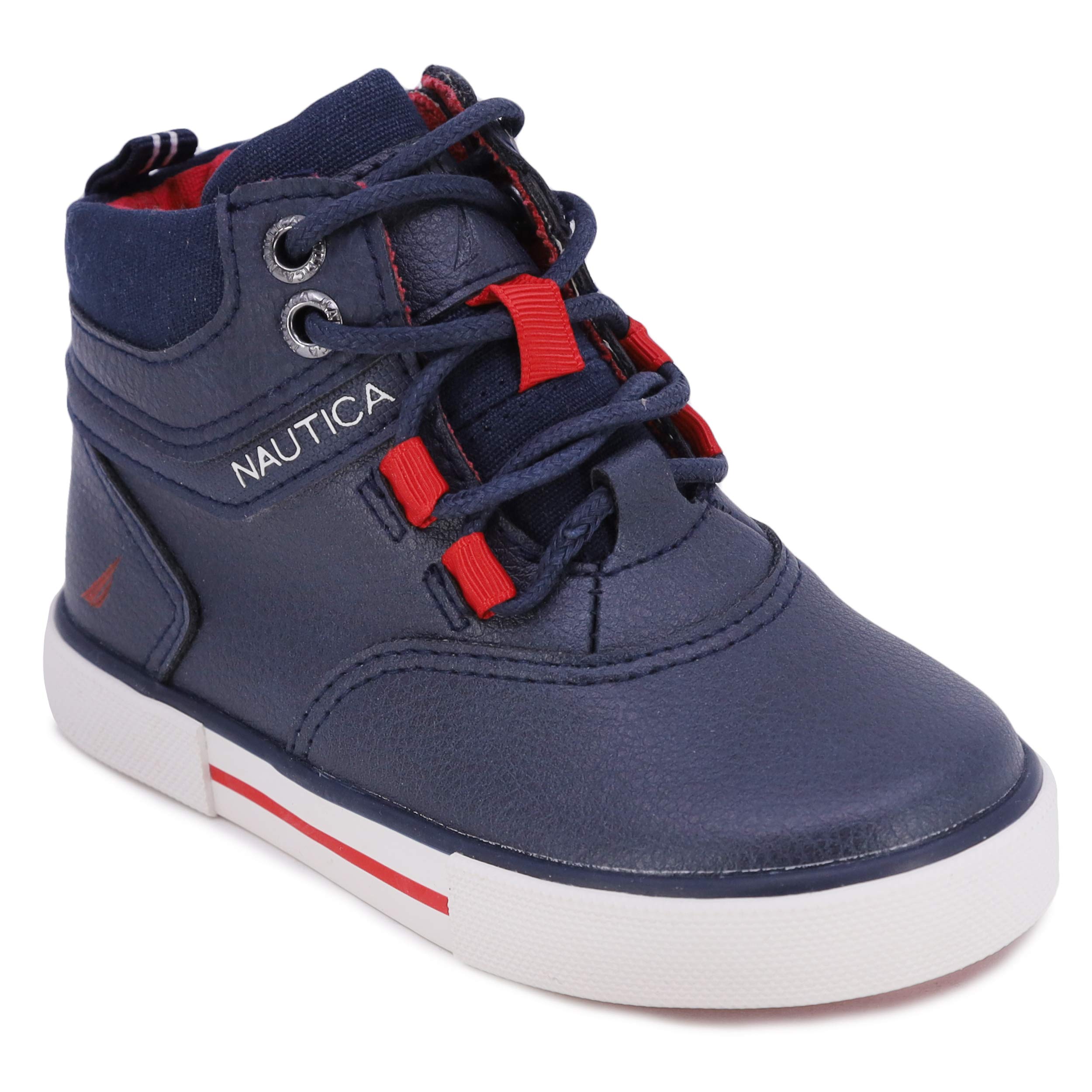 Nautica Kids Horizon Sneaker Lace Up Fashion Shoe Boot Like