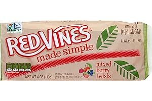 Red Vines, Licorice Twists Mixed Berry, 4 Ounce