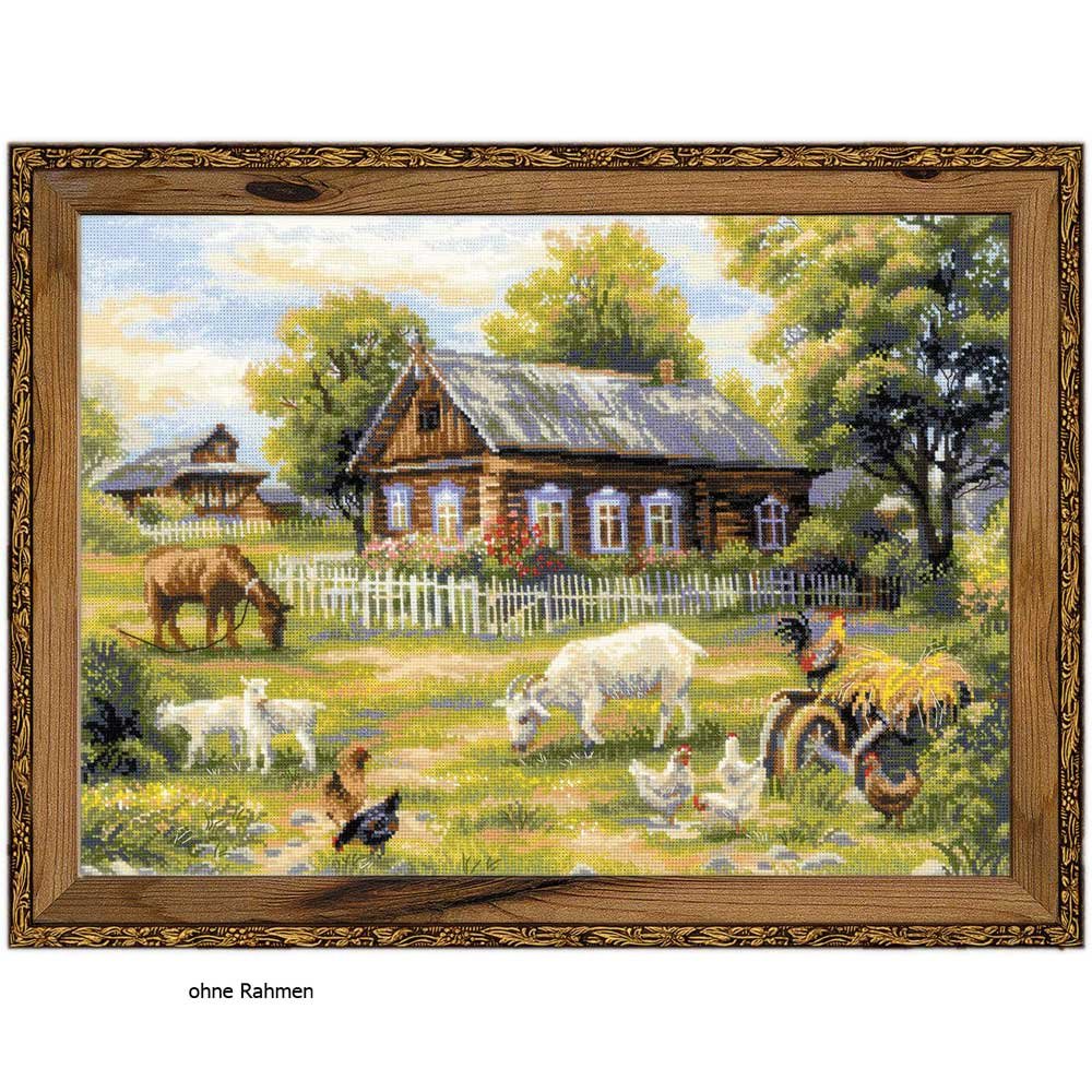 RIOLIS Cross Stitch Kit - 1501 - Afternoon in the Country